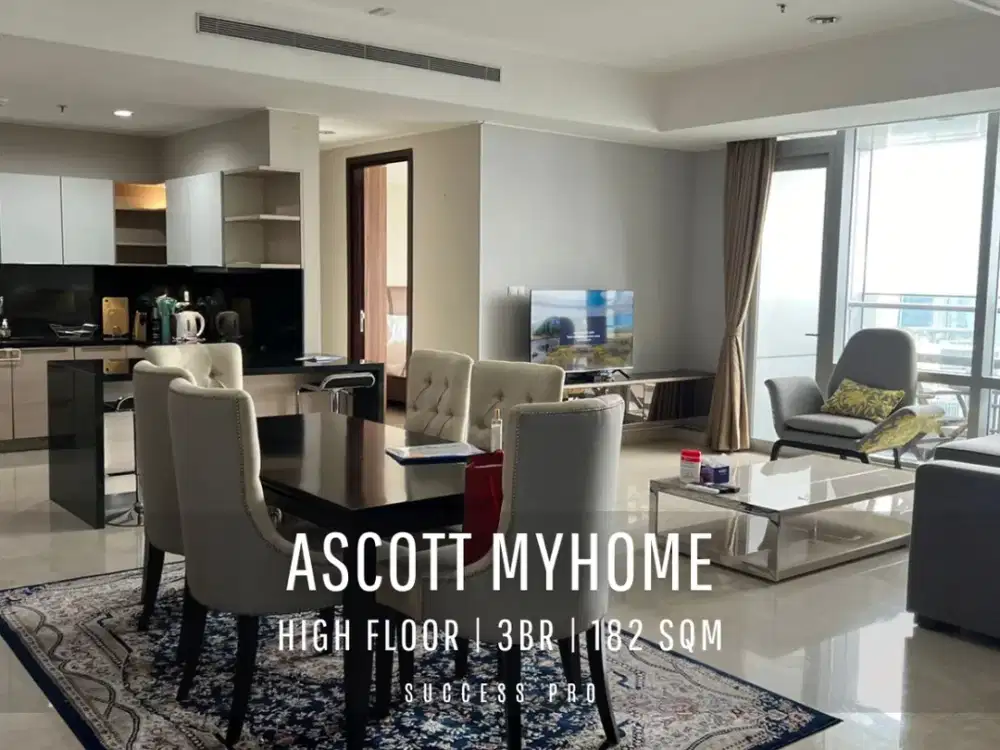 For Sell! Ascott MyHome Ciputra World 2, 3BR High Floor