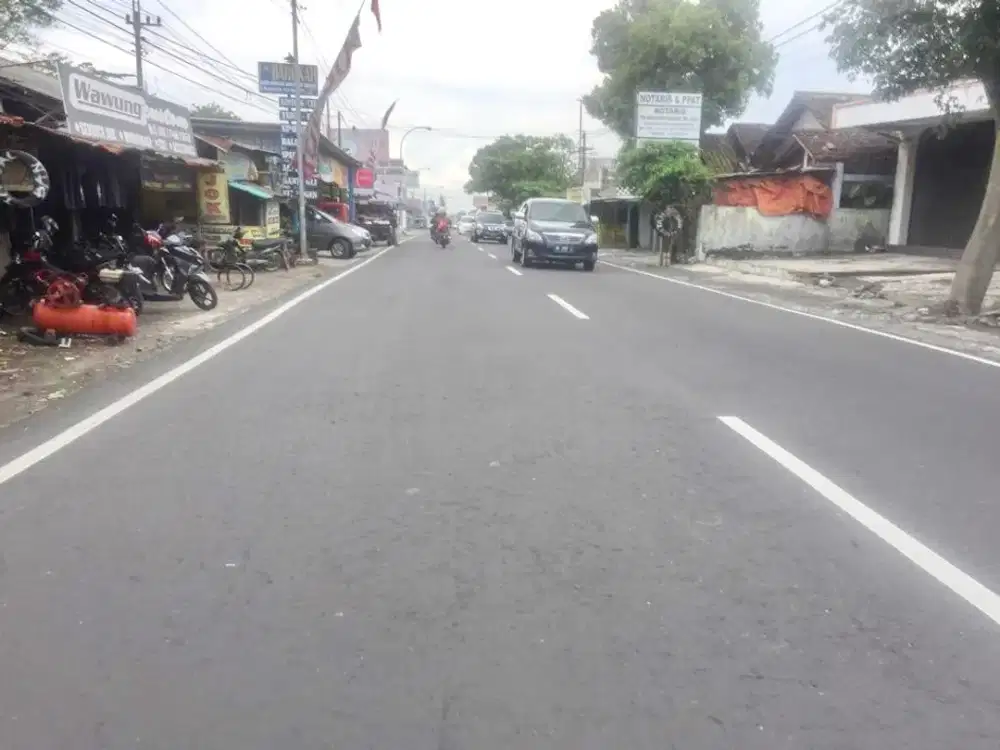 Tanah SHM 3076 m2 di Tepi Jl Kaliurang Km 7 Dekat Jl Kayen, Kentungan, Jl Timor Timur, Jl Pandega Dekat KFC, Pasar Kolombo, Cocok Usaha