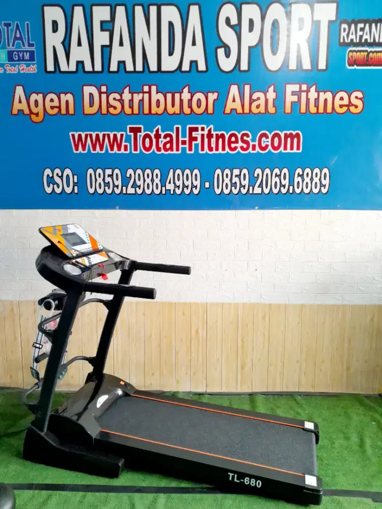 Treadmill Elektrik Baru TL-680 Total Fitness
