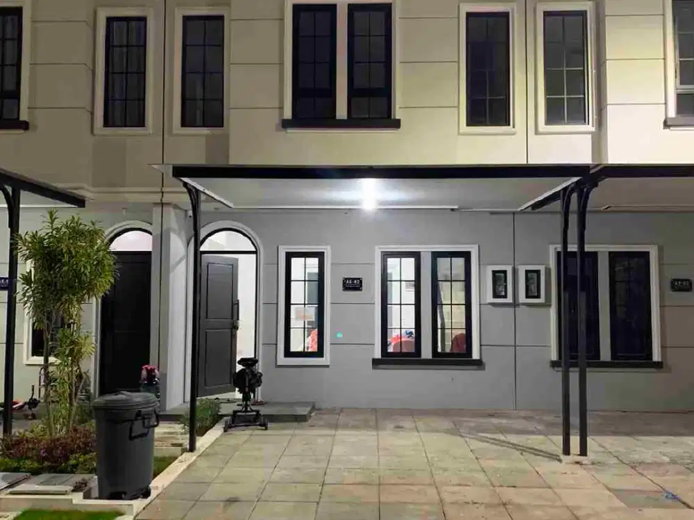 Dijual rumah minimalis modern mansion nine Surabaya barat, furnished