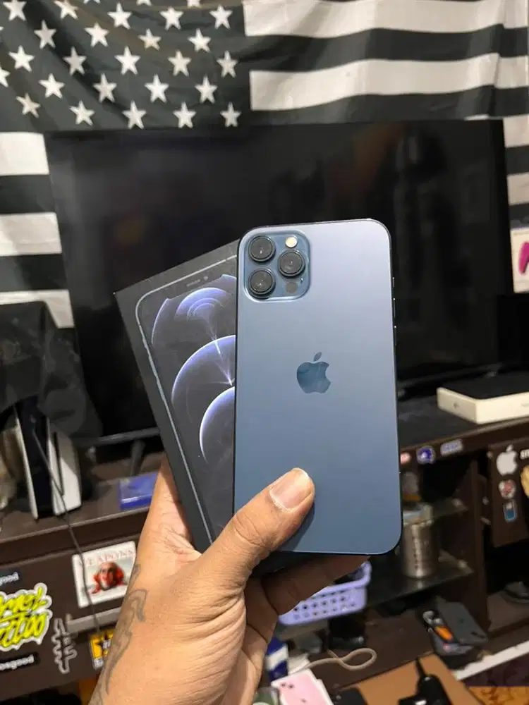Iphone 12 pro max 128GB all operator dual sim fullset