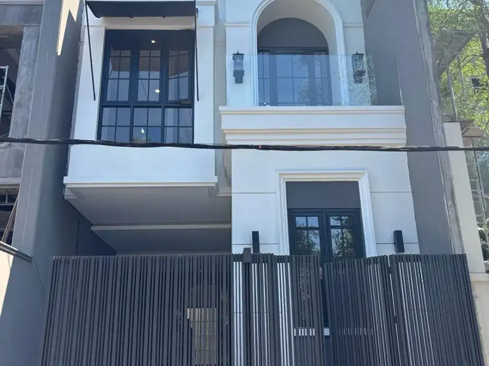 RUMAH AMERICAN MANYAR INDAH, NEW, Carport 2, Row 8 meter