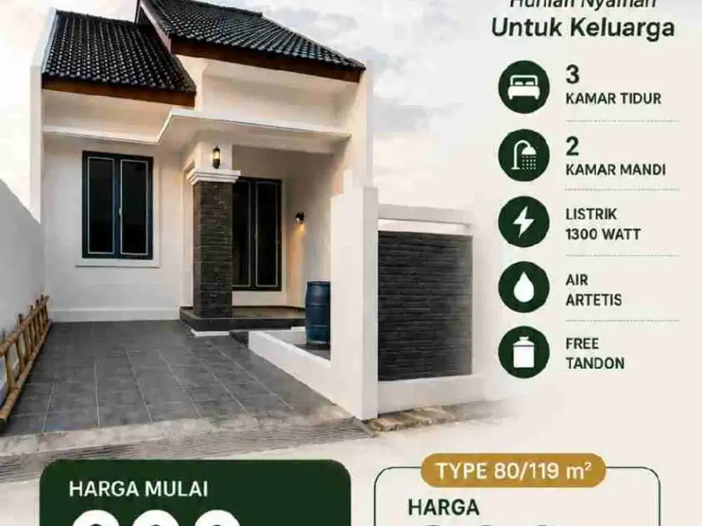 rumah tlogobiru dekat amni
