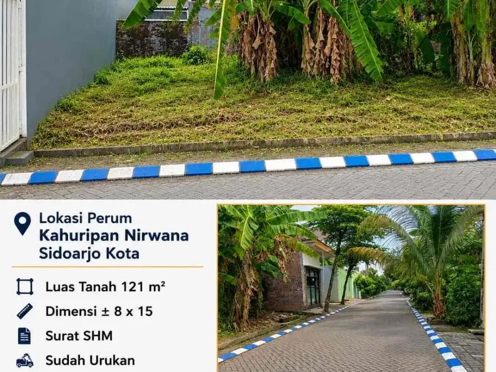 Dijual Tanah Murah Kahuripan Nirwana Sidoarjo