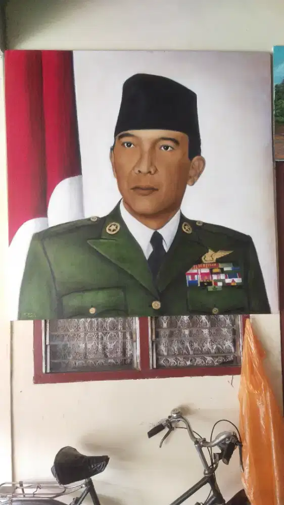 Lukisan bung Karno / presiden Soekarno