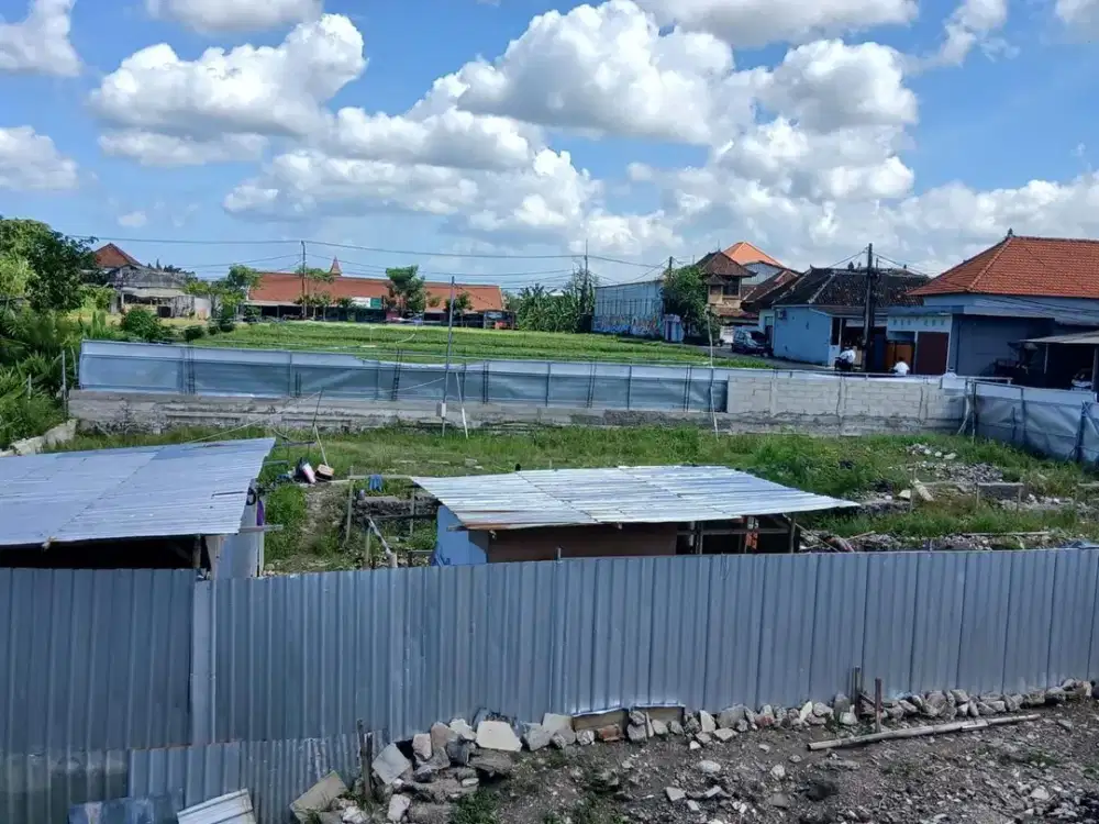 Tanah Leasehold View Sawah Lingkungan Villa di Canggu