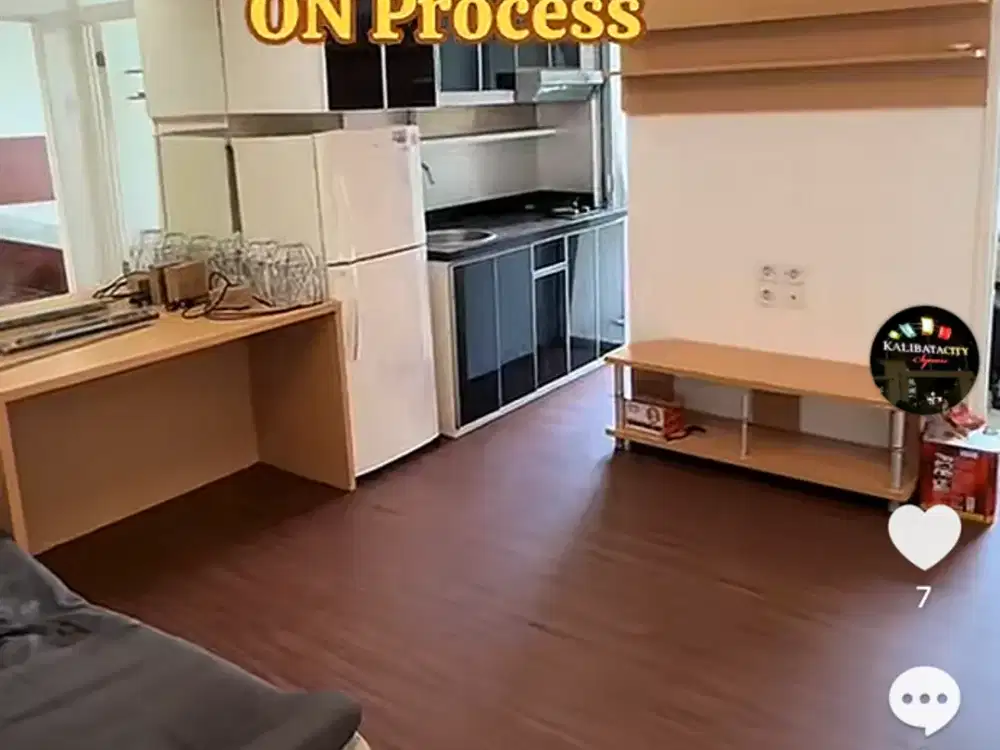 2 kamar tipe Besar tower Palem lt.9 kalibata city
