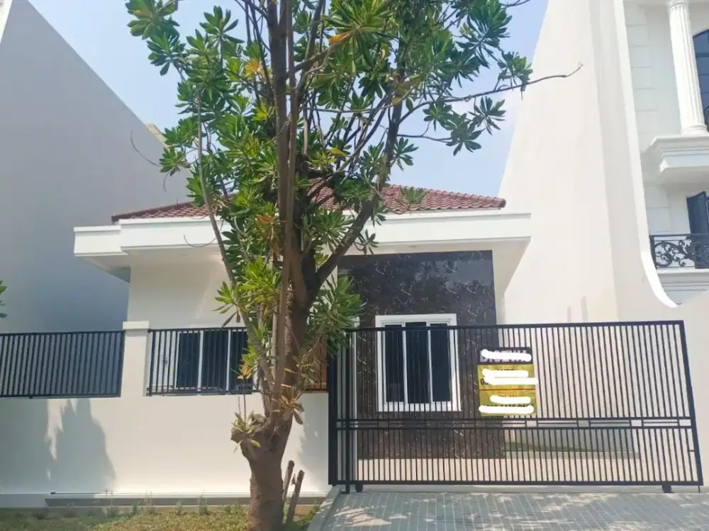 DISEWAKAN RUMAH PIK 1 CLUSTER KATAMARAN INDAH 1 LANTAI LT 16X36 TERMURAH