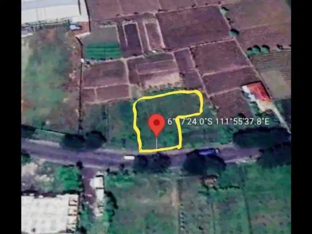 DIJUAL TANAH PERENG JENU TUBAN - NOL JALAN RAYA - DEPAN PROYEK KILANG MINYAK