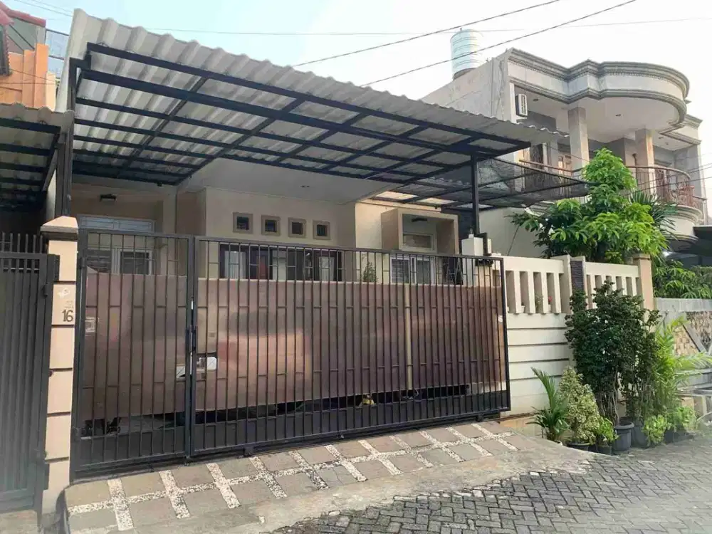 dijual rumah di sunter mas barat 1,5 lantai furnished hadap utara