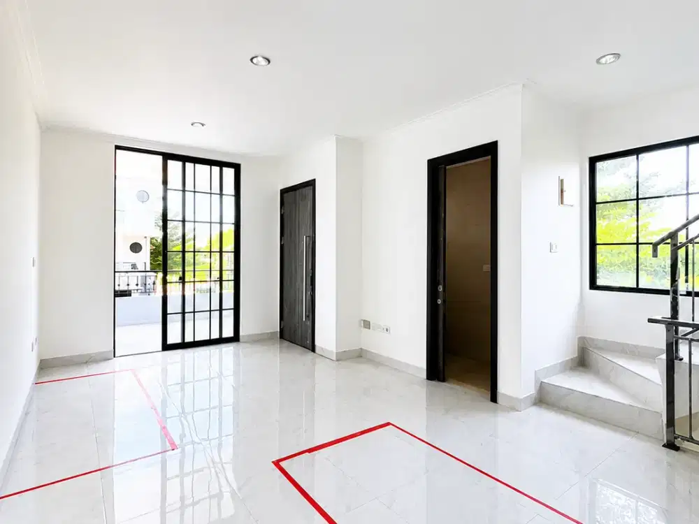 Rumah Hoek Concerto Beach Golf Island PIK 8x15 75m2 3KT Brand New