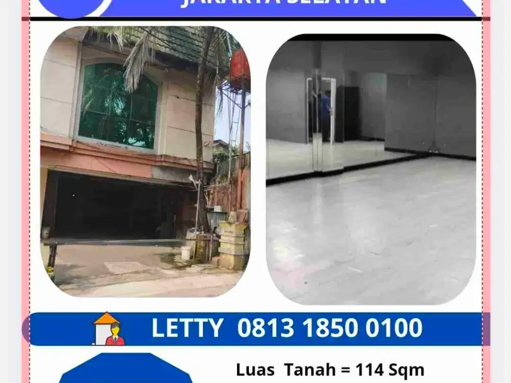Ruko 2 Lantai Kebayoran Lama Jakarta Selatan