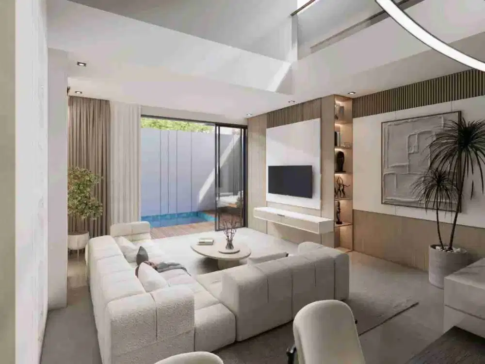 Di Jual Vila Modern 2 lantai dengan fasiltas Fadel akses jalan utama Sanur