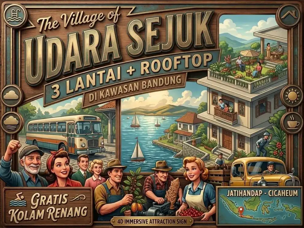 JUAL RUMAH DI JATIHANDAP, CICAHEUM, BANDUNG TIMUR.