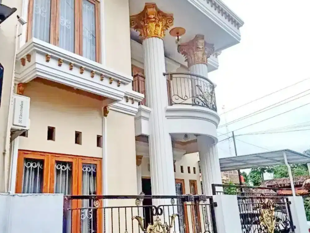 Rumah Mewah FURNISHED 2 Lt di Jl Bantul Km 8, Pendowoharjo, Sewon, Dekat ISI, Jl Bangunjiwo, Kasongan, Desa Wisata Gerabah