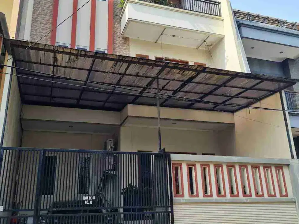 Rumah Minimalis 3 Lantai Muara Karang dlm Komplek Jual Cepat Siap Huni