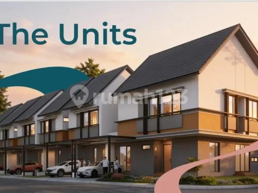 Rumah Modern Tropical Concept Cluster Aruna Alam Sutera Type Ruu (7X15)