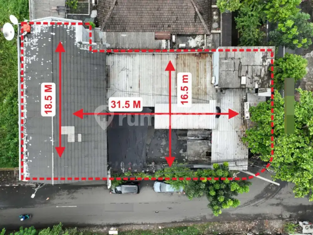 Dijual Tanah & Tempat Usaha Posisi Hook di Setiabudi, Jaksel