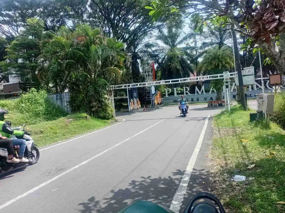tanah murah di depan gerbang permata jingga pinggir jalan bagus buat usaha, kos elite, guest house, kafe atau kantor dekat kampus brawijaya dan perumahan elite permata jingga ( pj ) dan green orchid