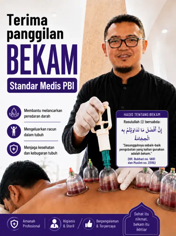 Bekam Hijamah blood cupping