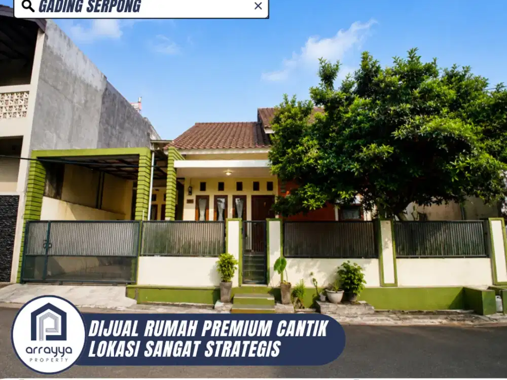 DIJUAL RUMAH KONDISI TERAWAT SIAP HUNI LINGKUNGAN ASRI DI (GL123)