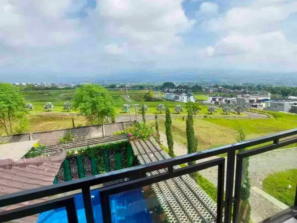 villa cakep di batu hanya 300 m dari wisata jatim park, kondisi aktif laris dan view istimewa