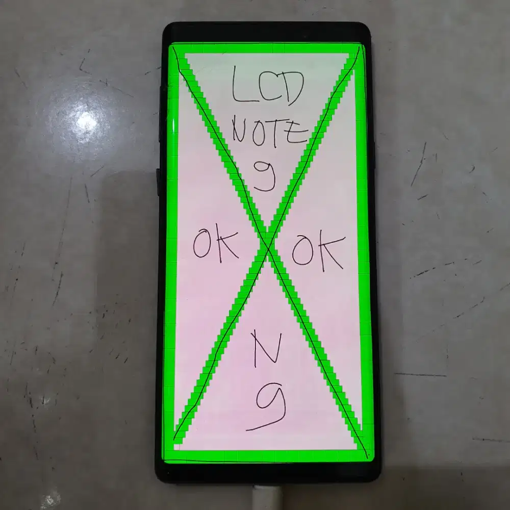 LCD SAMSUNG GALAXY NOTE 9 ORIGINAL FULLSET FRAME MINUS FUNGSI NORMAL