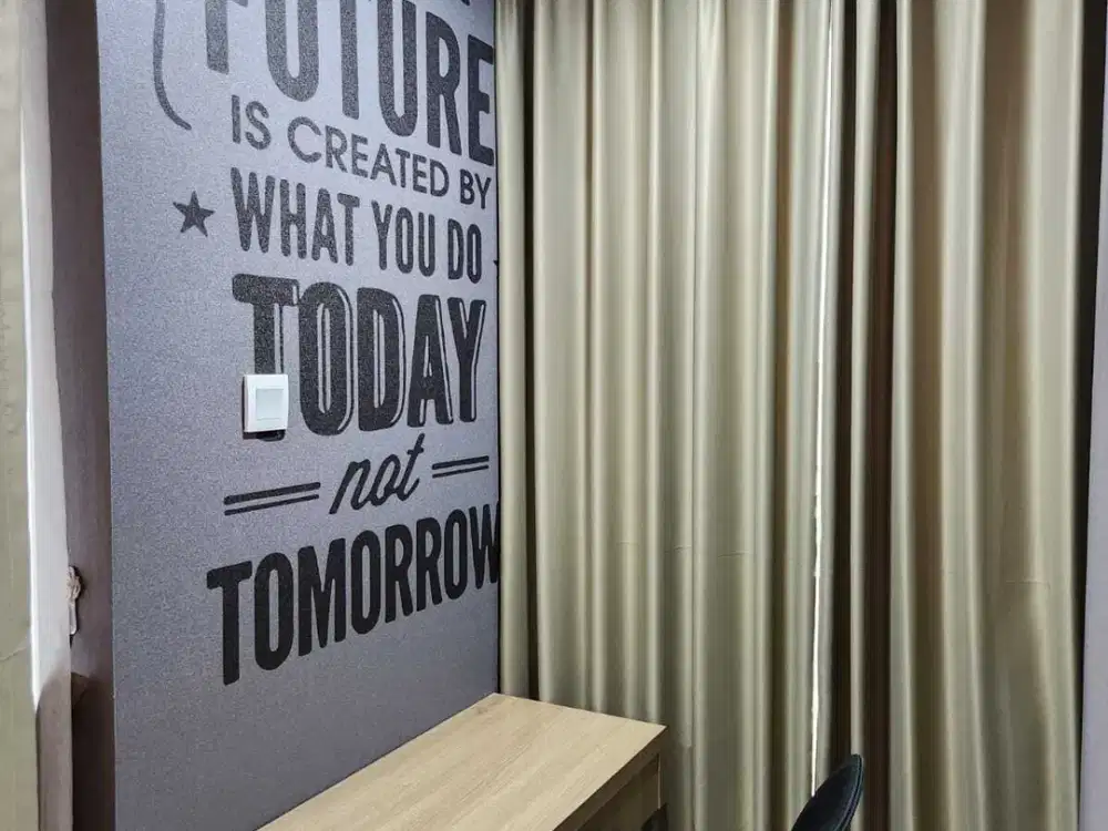 Apartemen Studio Full Furnish Sebelah Binus Alam Sutera Pacific Garden