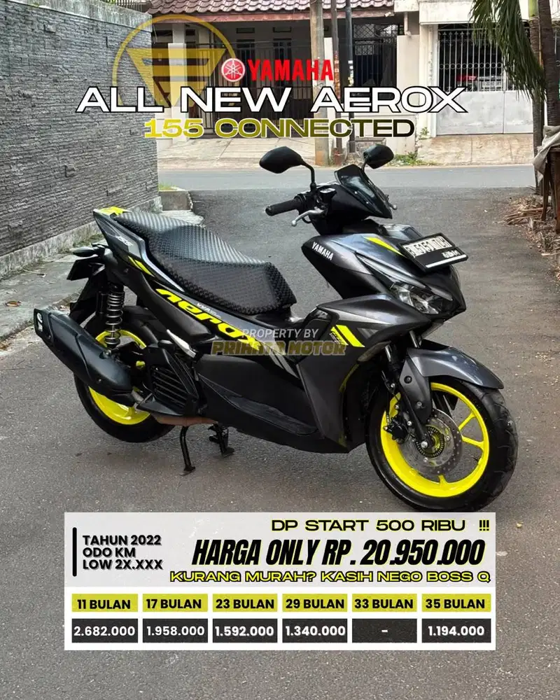 YAMAHA ALL NEW AEROX 155 CONNECTED 2022