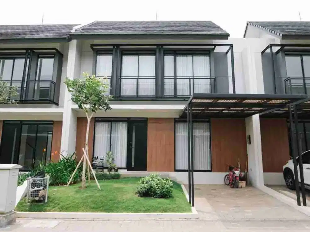 rumah cantik minimalis full furnished kota baru parahyangan