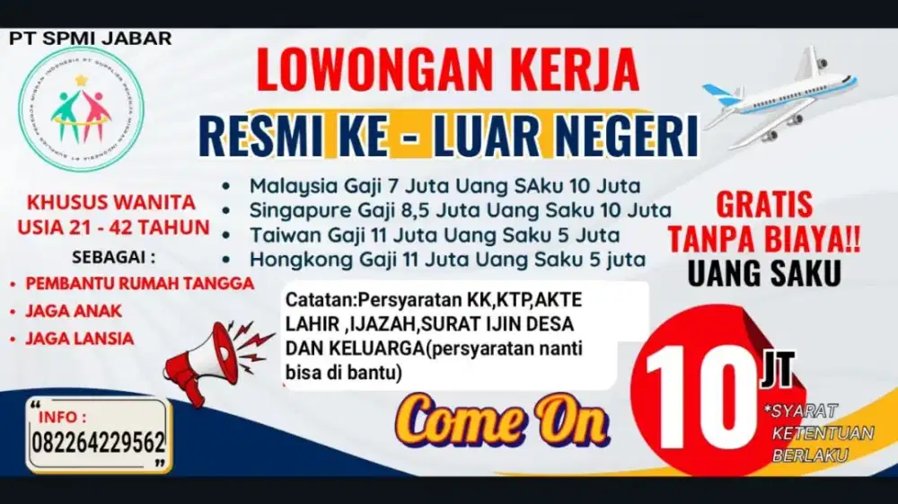 Lowongan Kerja ART/Baby sister/Jaga lansia