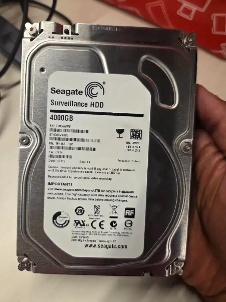hardisk seagate 4TB