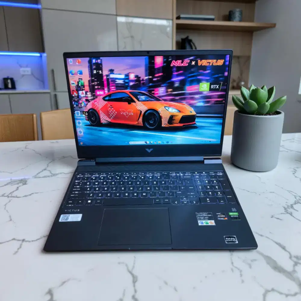 HP VICTUS 15 RYZEN 7 LIKE NEW [RAM 16GB SSD 512GB RTX 3050Ti]