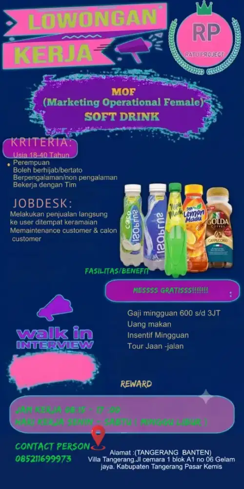 Membuka lowongan pekerjaan