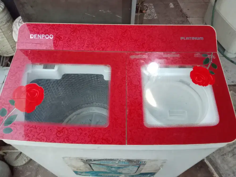Mesin cuci merek denpo 13 kilo normal bagus tinggal pake