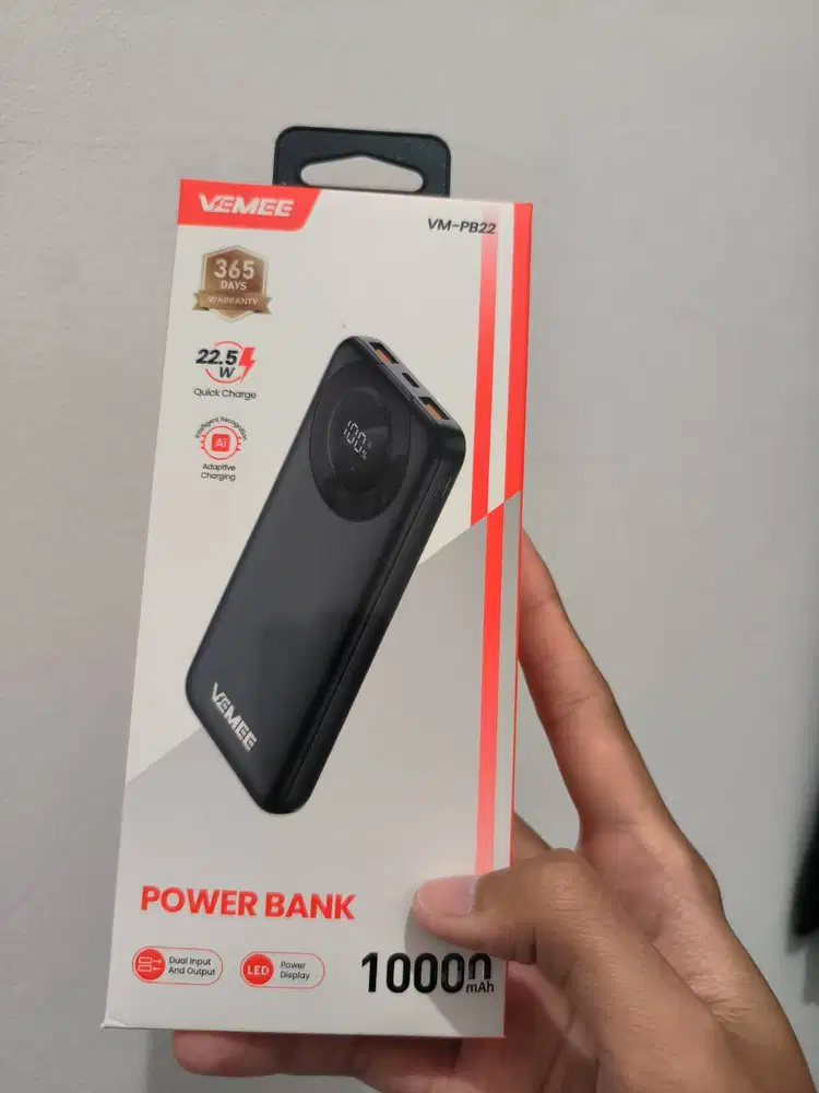 Powerbank 10000mah Fast Charging 22,5w