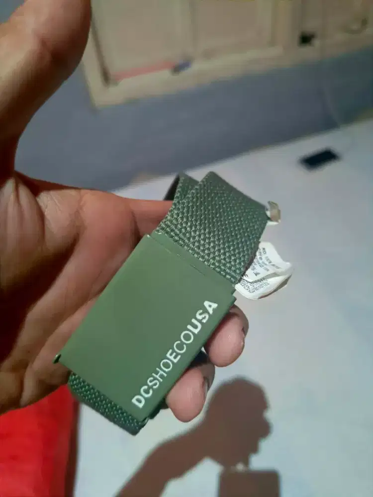 DC shoes belt army