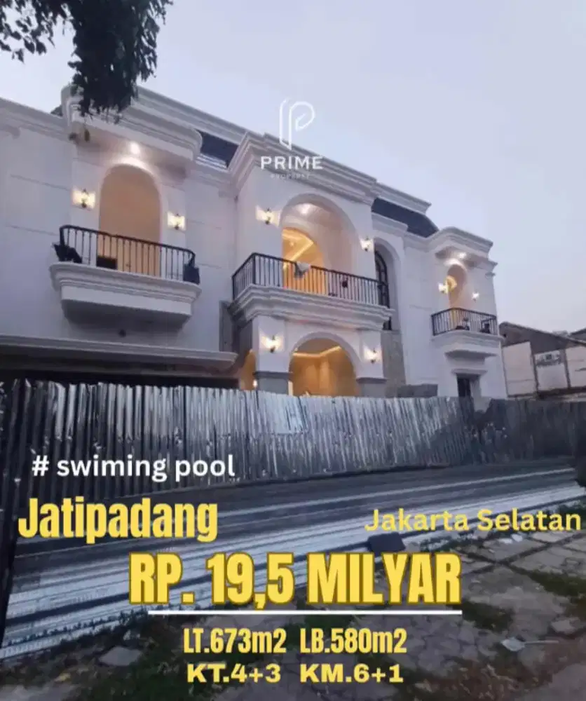 RUMAH MEWAH  JTI PADANG PSR MINGGU