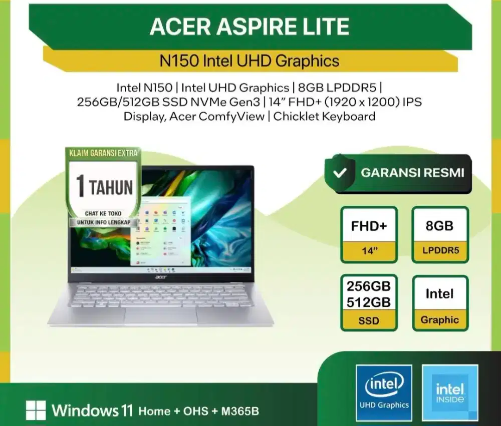 Laptop acer al14