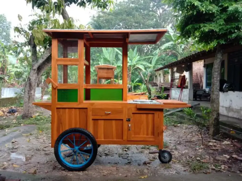 GEROBAK KAYU BAKMI JAWA
