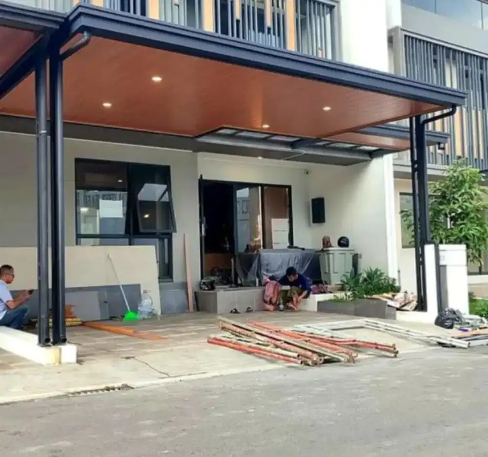 Kanopi Hollow Galvanis 5 x 10 - 4 x 6 & Plafon PVC