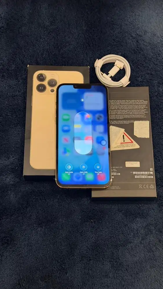 Iphone 13 Promax 128GB Gold Resmi Ibox Lengkap
