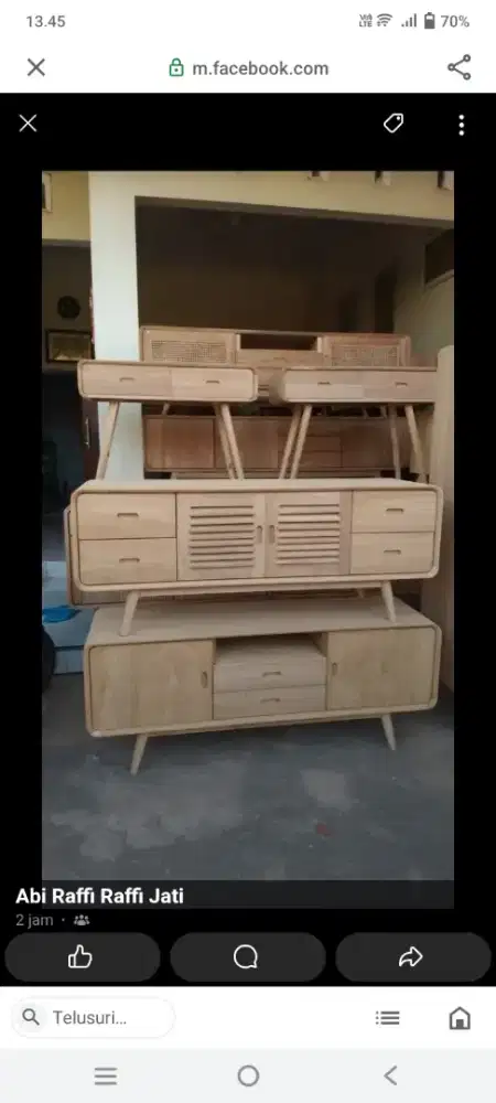 Ready stok furniture jati jepara
