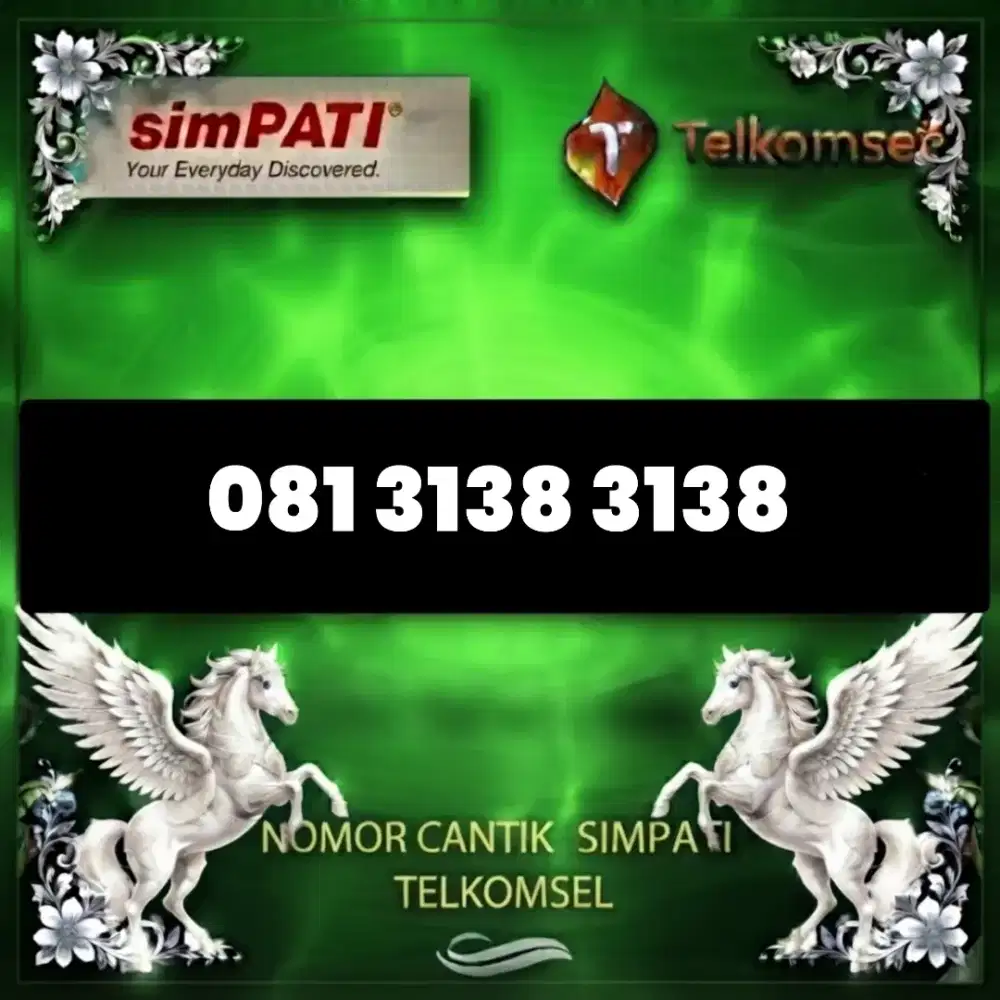 Nomor cantik simpati Telkomsel super