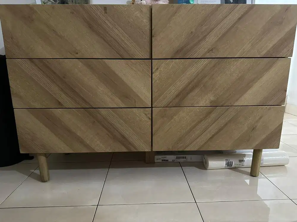 [Nego] Lemari 6 Laci Ex Dekoruma