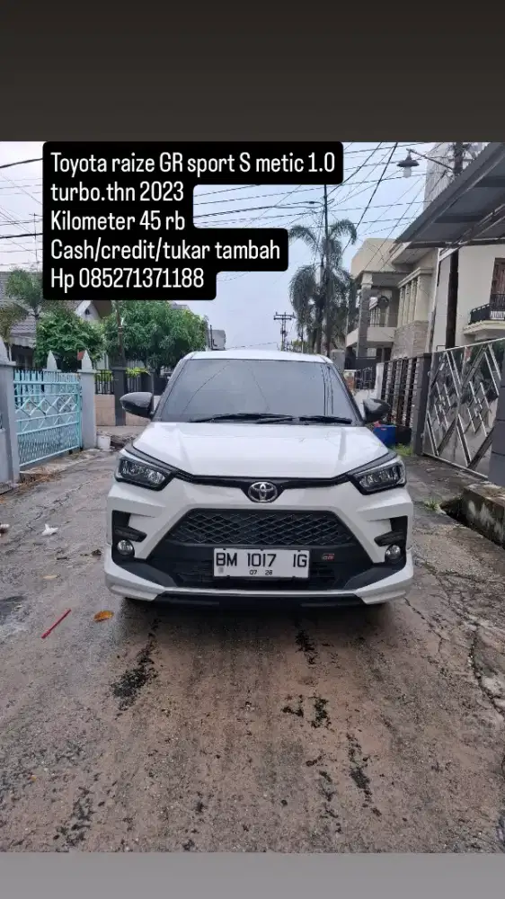 Toyota Raize GR sport 1.0 turbo metic 2023