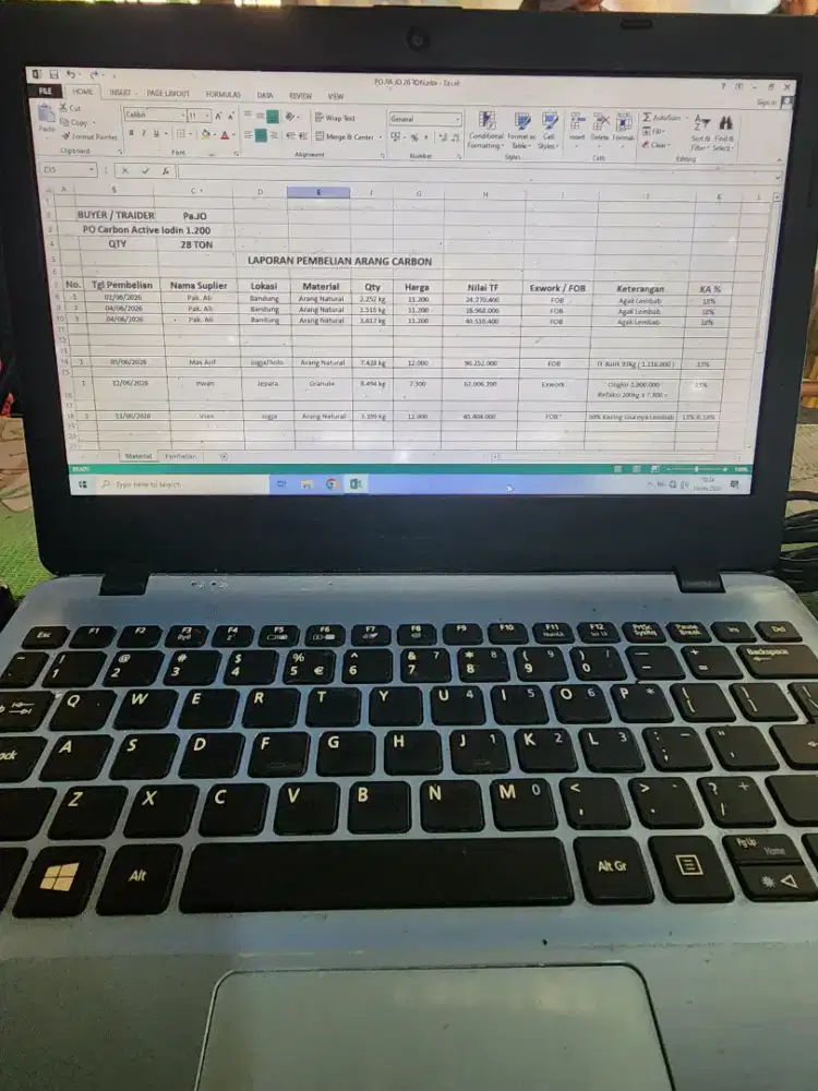Notebook Acer V5-132
