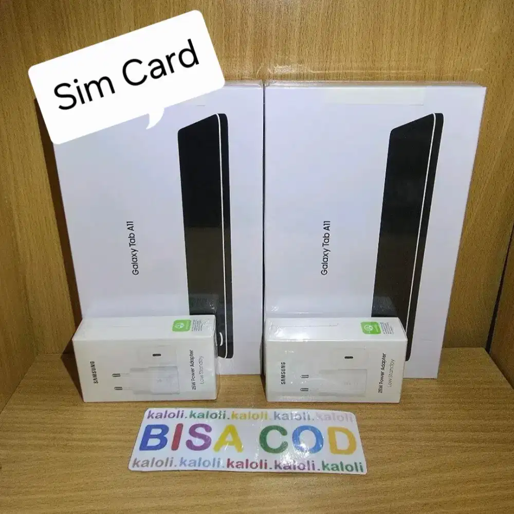 Samsung Galaxy Tab A11 4/64 LTE
New Segel Garansi Resmi Samsung