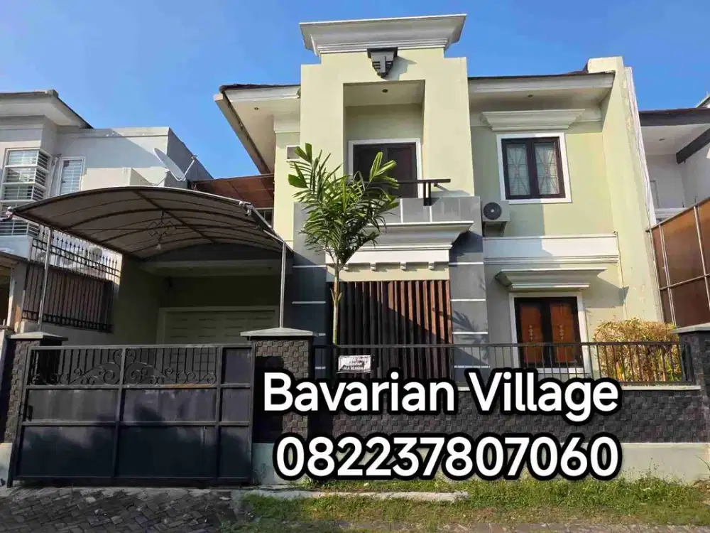 Rumah 2 lantai One gate system Bavarian Village Darmo permai
