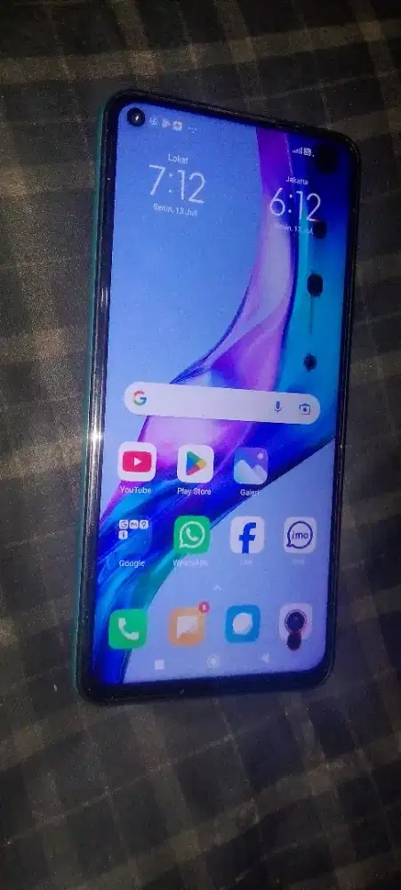 redmi note 9 ram 4+1/64 segel liat foto